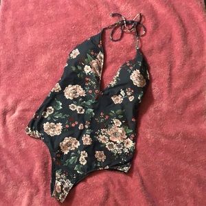 Botanical floral one piece bathing suit O’Neill